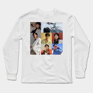 Lee jae wook joon collage Long Sleeve T-Shirt